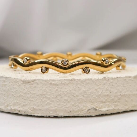 Trendy bangle bracelet A1279 - Picture 3 of 7